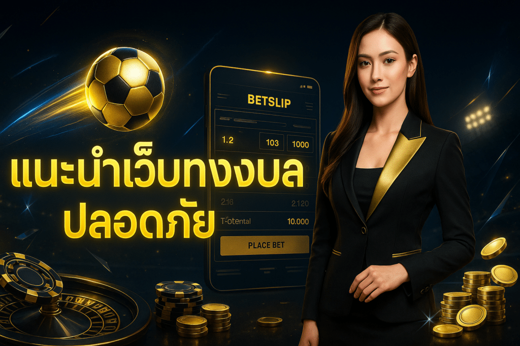 แนะนำเว็บแทงบอล ปลอดภัย