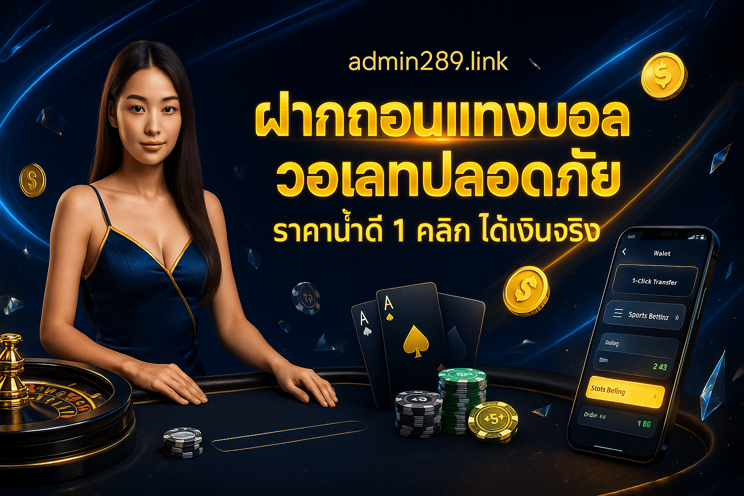 ฝากถอนแทงบอล วอเลทปลอดภัย